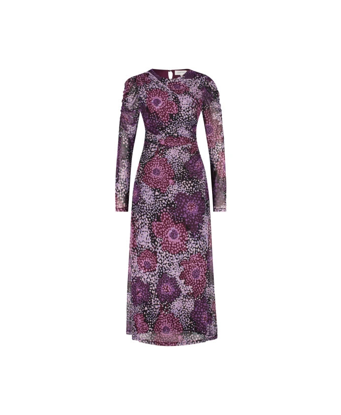 Платье миди с плиссированными рукавами Fabienne Chapot, фиолетовый 
Платье миди с плиссированными рукавами Fabienne Chapot, фиолетовый