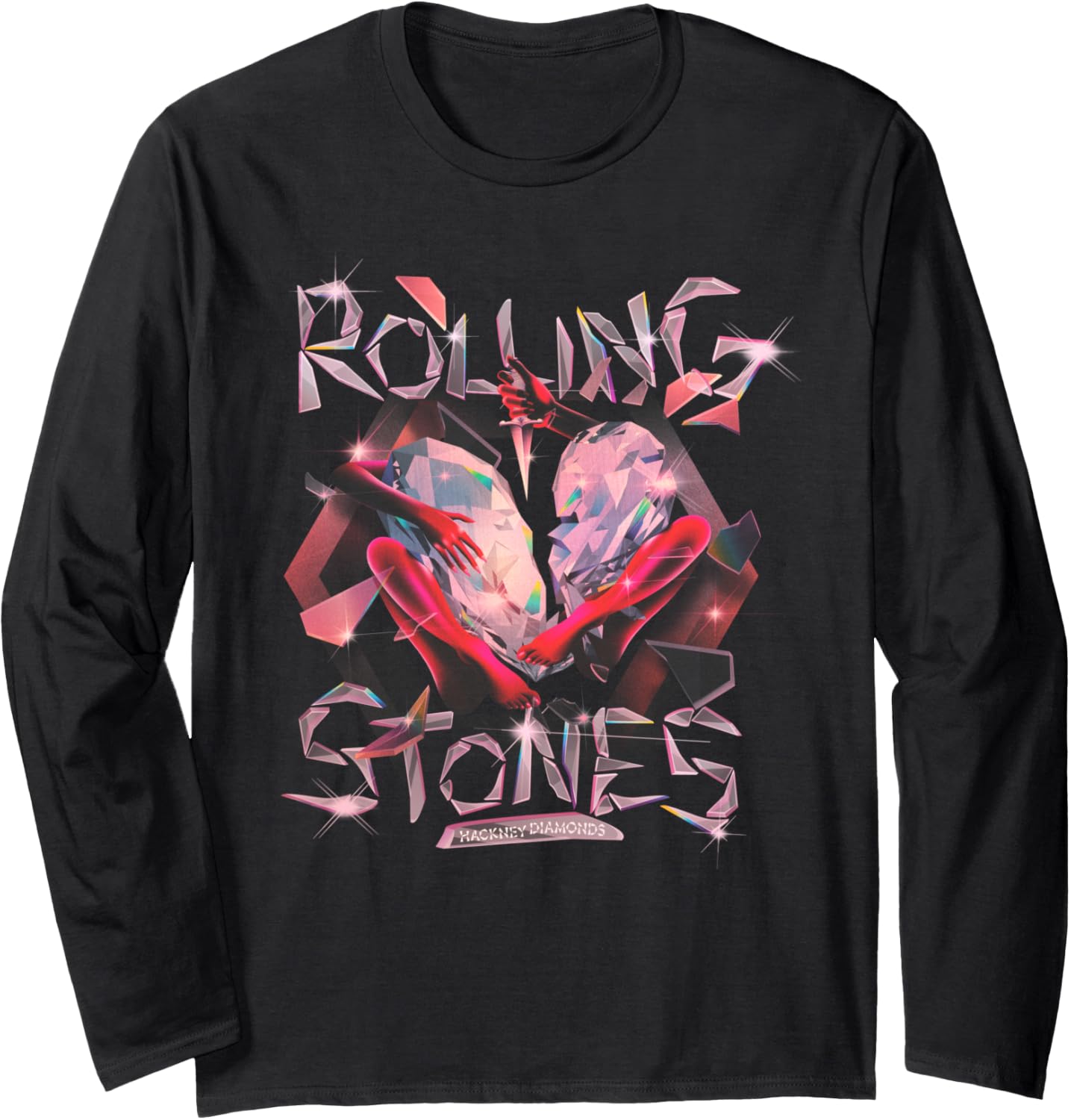 Официальная эксклюзивная футболка с длинными рукавами Rolling Stones Hackney Diamond, черная The Rolling Stones
Официальная эксклюзивная футболка с длинными рукавами Rolling Stones Hackney Diamond, черная The Rolling Stones