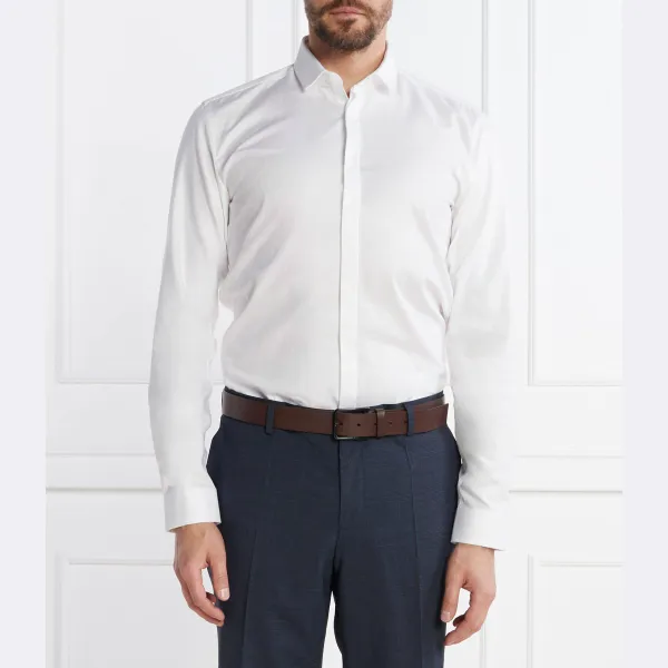 Рубашка узкого кроя из кетрана Hugo, белый
Рубашка узкого кроя из кетрана Hugo, белый