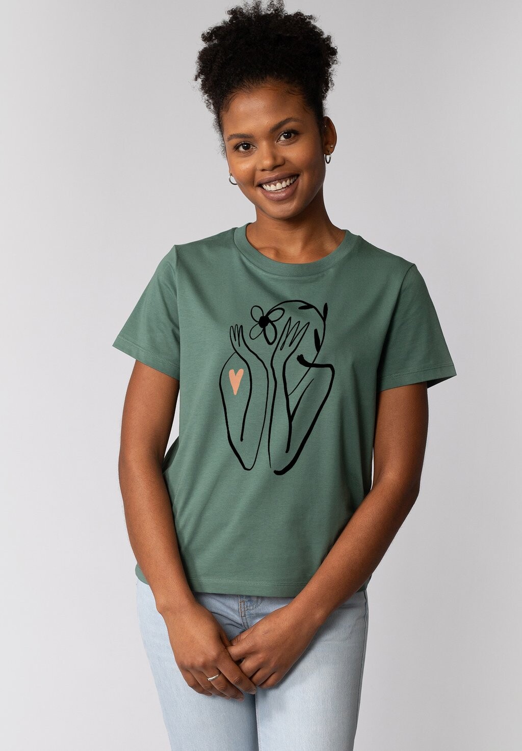 Футболка с принтом SELF LOVE watapparel, темно-зеленый
Футболка с принтом SELF LOVE watapparel, темно-зеленый