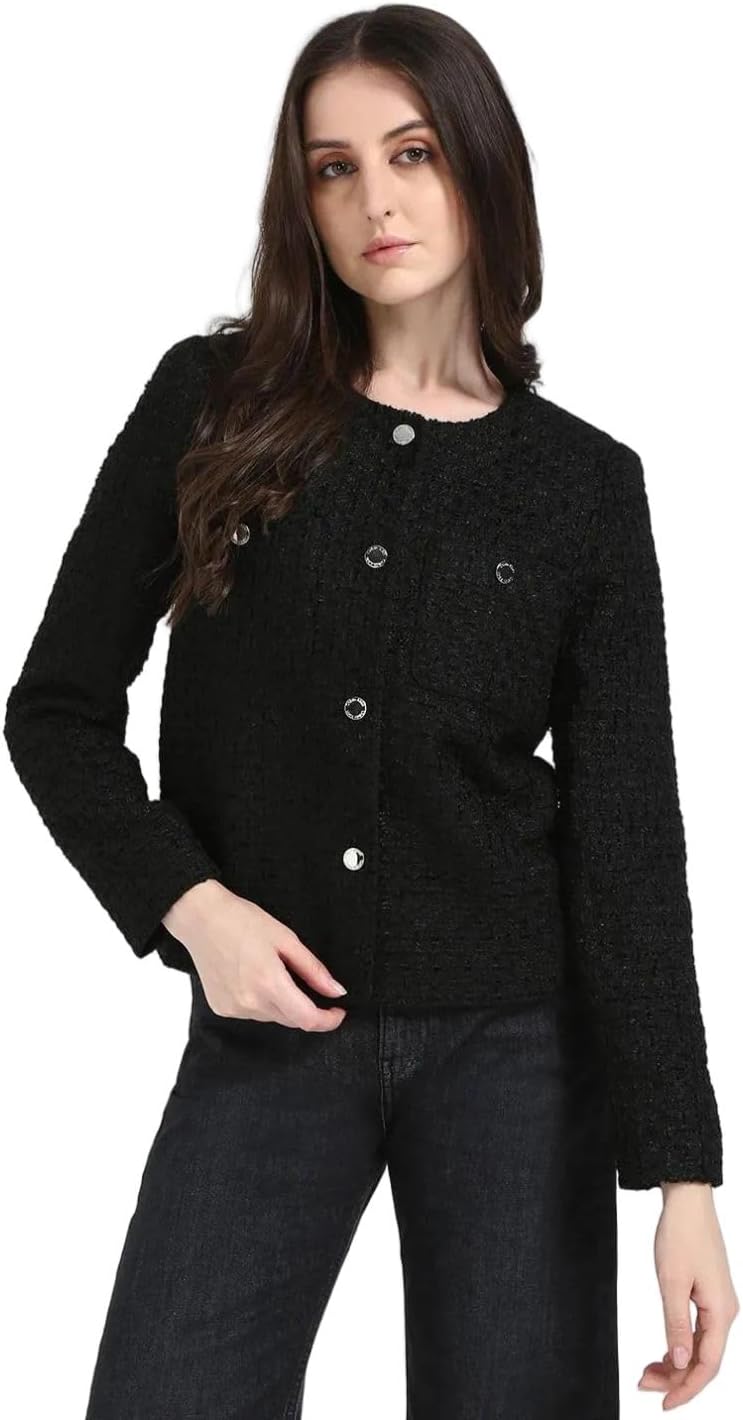 Женская куртка Calvin Klein Jeans на пуговицах спереди, Black
Женская куртка Calvin Klein Jeans на пуговицах спереди, Black