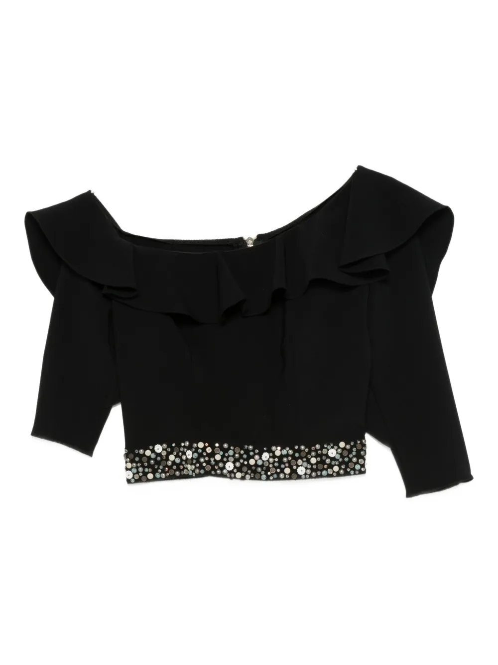 Декорированный топ с оборками Gemy Maalouf, черный
Декорированный топ с оборками Gemy Maalouf, черный