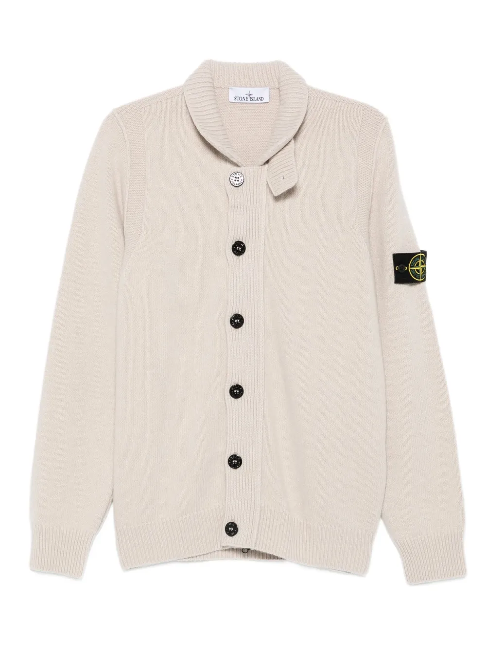 Кардиган на пуговицах с карманами Stone Island, нейтральный
Кардиган на пуговицах с карманами Stone Island, нейтральный