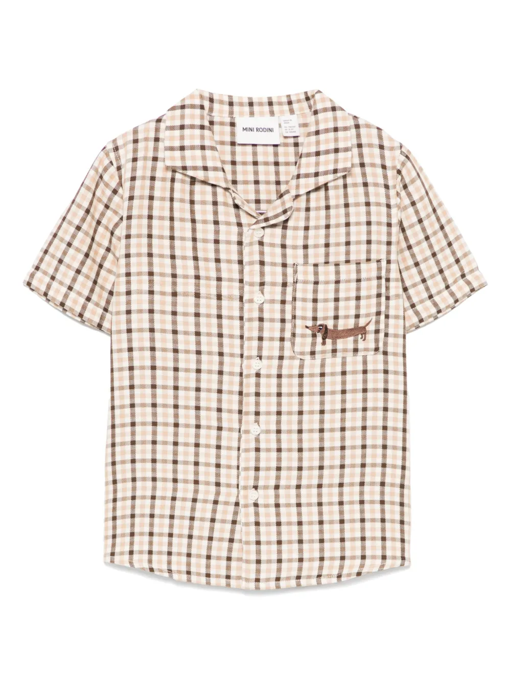 Рубашка в клетку гингем Mini Rodini, нейтральный
Рубашка в клетку гингем Mini Rodini, нейтральный