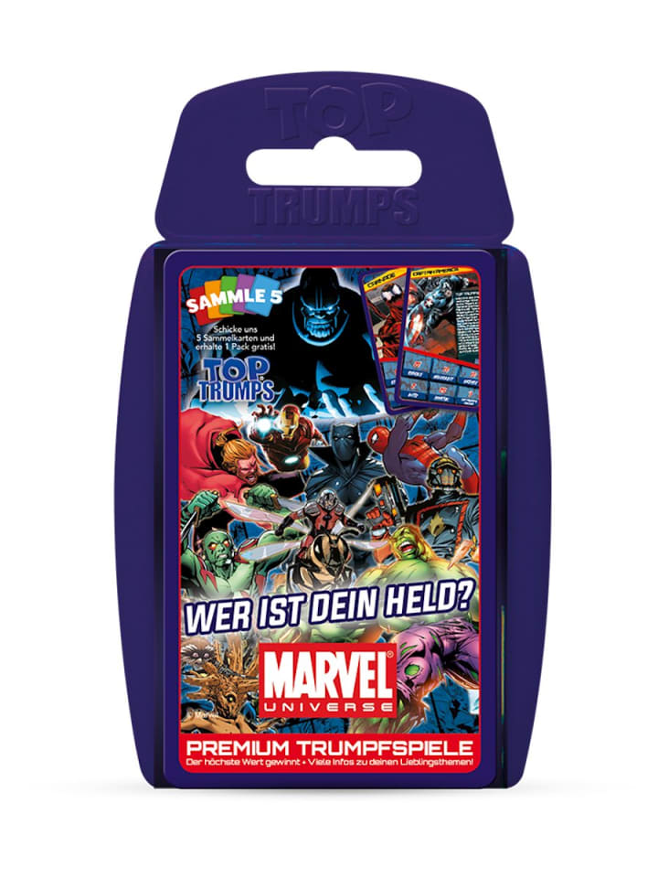 Top Trumps - Вселенная Marvel в красочном исполнении
Top Trumps - Вселенная Marvel в красочном исполнении