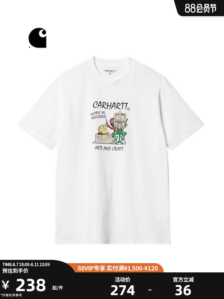 Футболка женская Carhartt WIP с рисунком художника-мультипликатора, синий
Футболка женская Carhartt WIP с рисунком художника-мультипликатора, синий