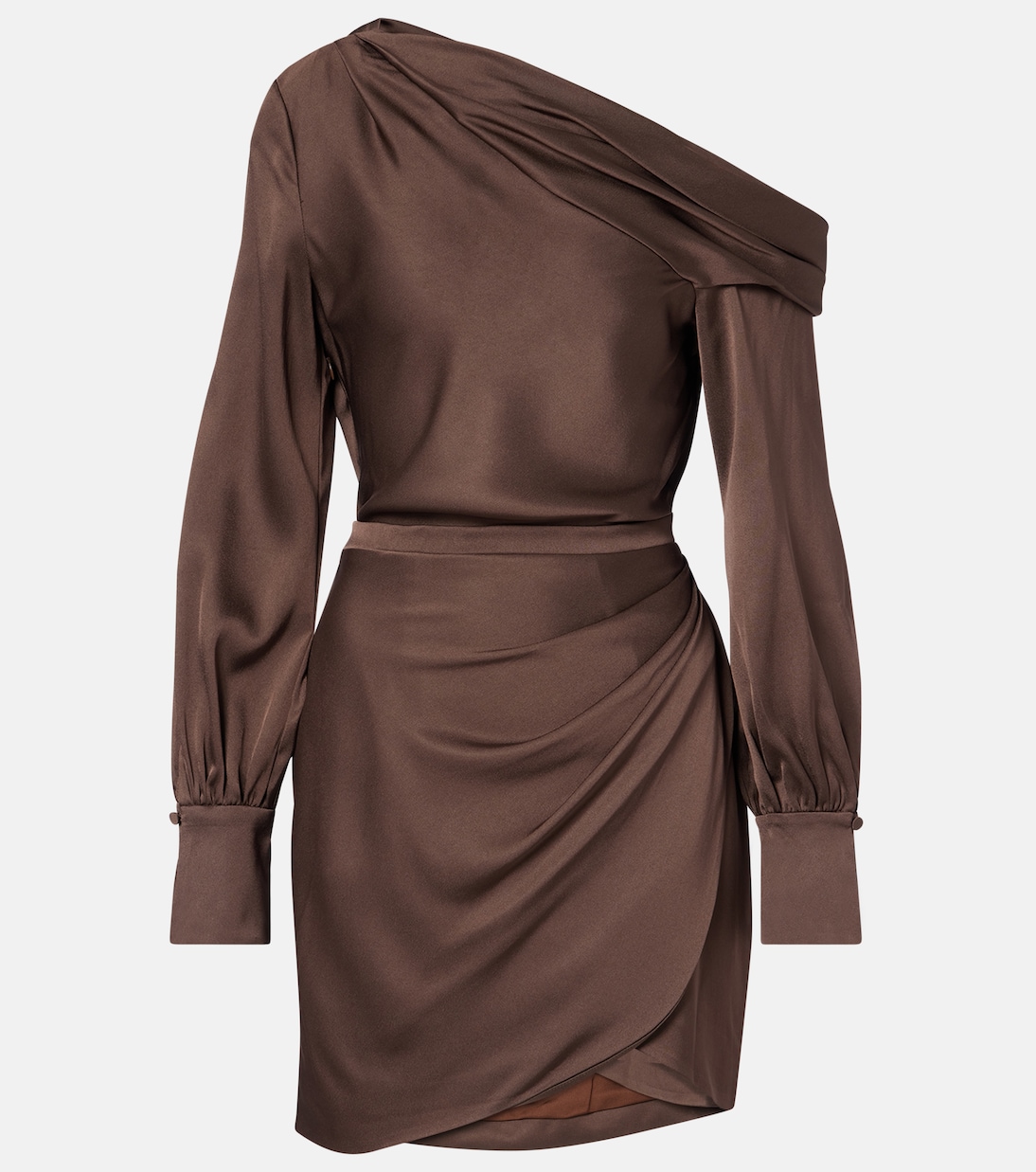 Камерон мини-платье с драпировкой на одно плечо Simkhai, Cocoa
Камерон мини-платье с драпировкой на одно плечо Simkhai, Cocoa
