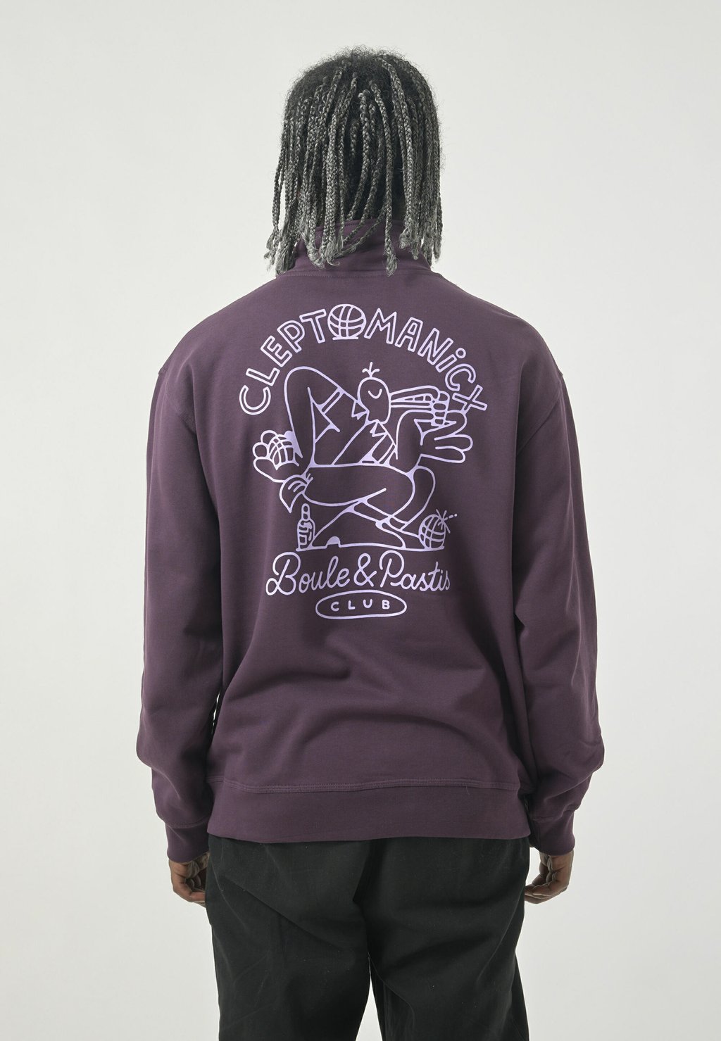 Толстовка BOULE & PASTI Cleptomanicx, фиолетовый
Толстовка BOULE & PASTI Cleptomanicx, фиолетовый