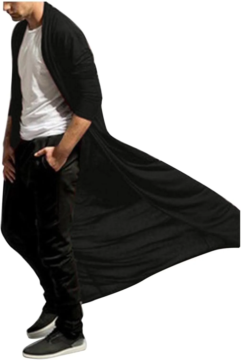 Мужской кардиган с воротником-шалью и длинными рукавами на пуговицах
Мужской кардиган с воротником-шалью и длинными рукавами на пуговицах