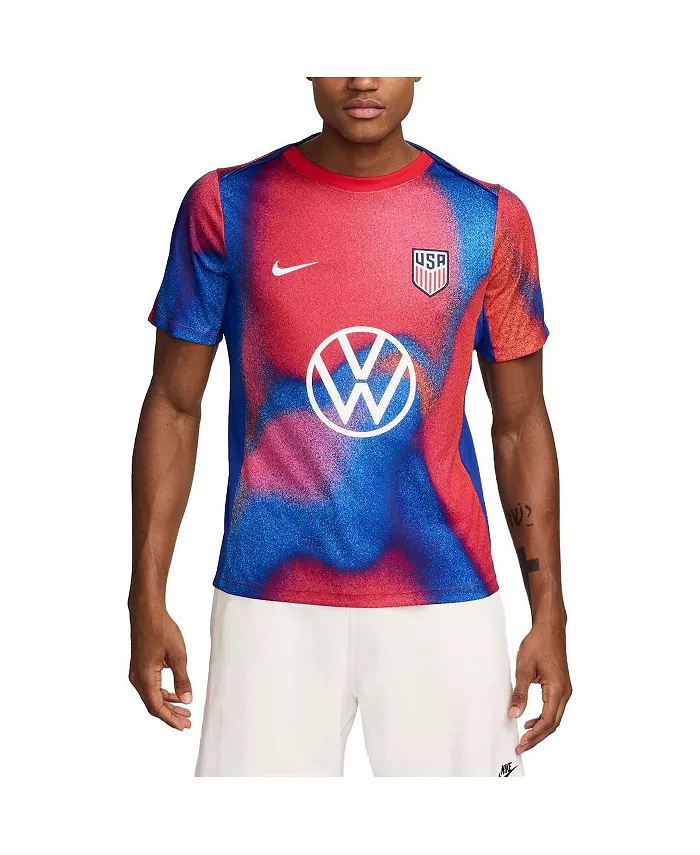 Мужская футболка Royal USMNT 2024 Academy Pro Pre-Match Top Nike
Мужская футболка Royal USMNT 2024 Academy Pro Pre-Match Top Nike