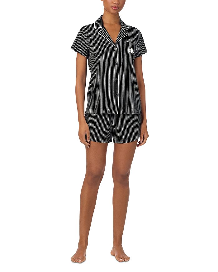 Пижамный комплект с боксерскими шортами Ralph Lauren, черный
Пижамный комплект с боксерскими шортами Ralph Lauren, черный