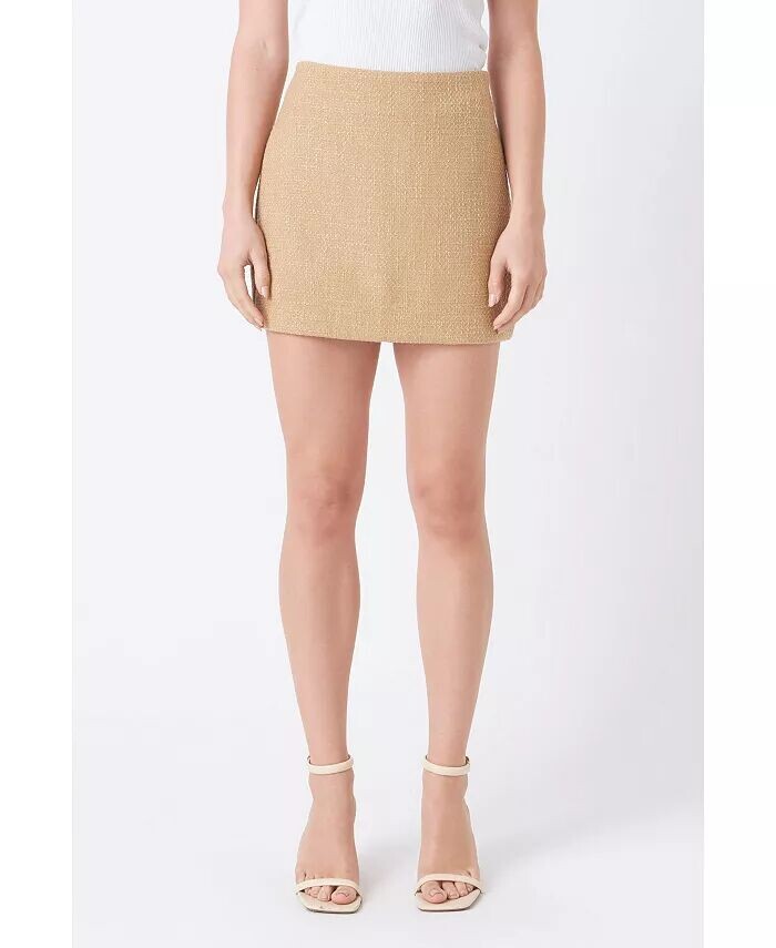 Женская твидовая мини-юбка endless rose, коричневый/бежевый
Женская твидовая мини-юбка endless rose, коричневый/бежевый