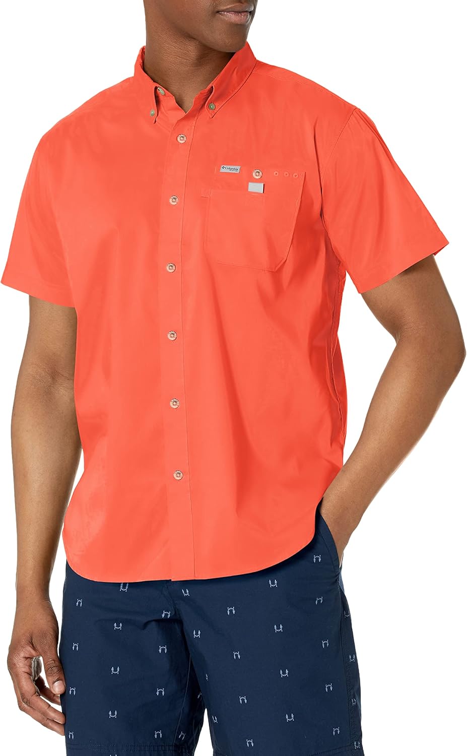 Мужская рубашка Columbia Bonefish с коротким рукавом, Corange
Мужская рубашка Columbia Bonefish с коротким рукавом, Corange