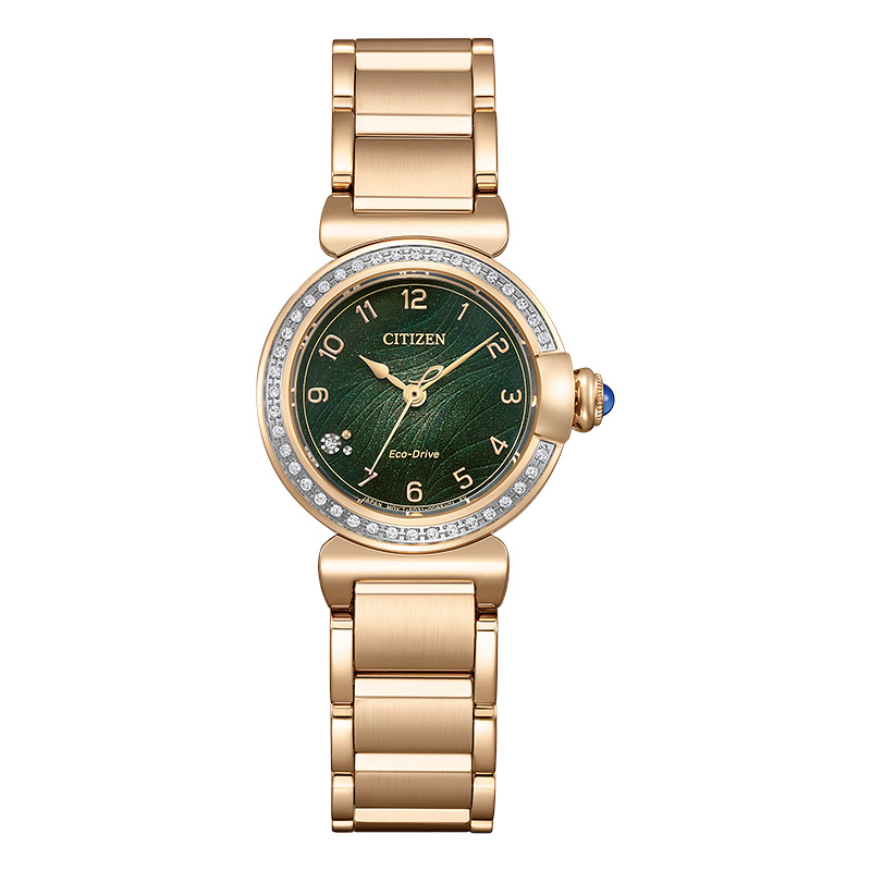 CITIZEN Часы Light Powered Quartz Movement Women's Watch Green Dial, EM1123-62X
CITIZEN Часы Light Powered Quartz Movement Women's Watch Green Dial, EM1123-62X