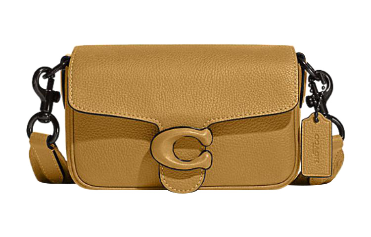 Сумка через плечо Tabby Cow из натуральной кожи маленького размера для женщин, цвет земляной желтый COACH
Сумка через плечо Tabby Cow из натуральной кожи маленького размера для женщин, цвет земляной желтый COACH