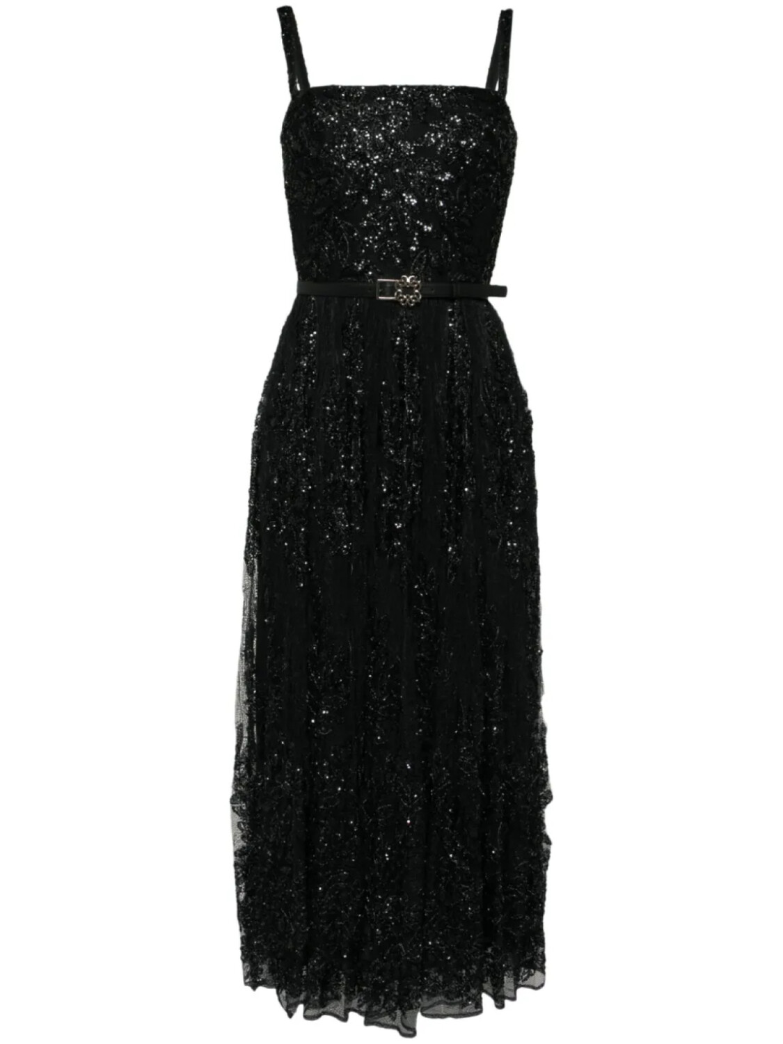 Elie Saab платье с кружевной вышивкой, черный
Elie Saab платье с кружевной вышивкой, черный