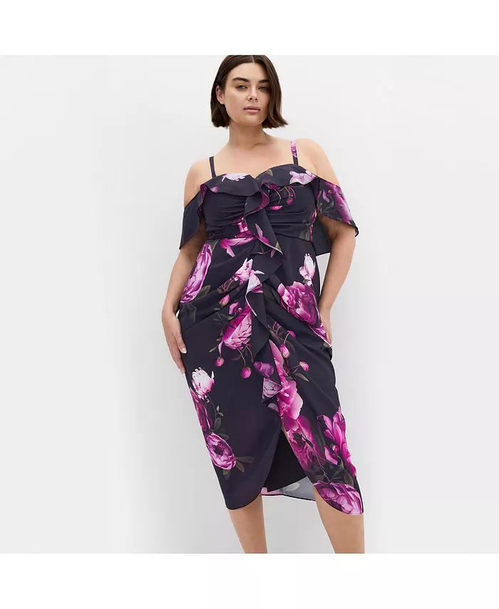 Платье размера плюс с принтом «Джина» CITY CHIC, черный
Платье размера плюс с принтом «Джина» CITY CHIC, черный