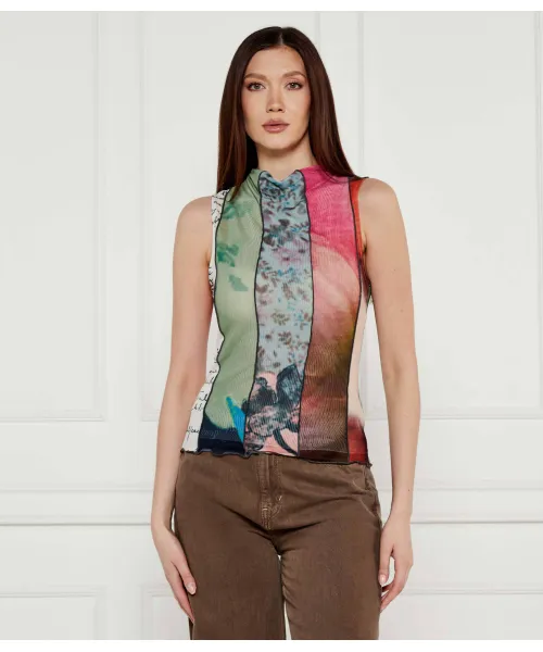 Топ Сент-Джонс Slim fit Desigual, зеленый
Топ Сент-Джонс Slim fit Desigual, зеленый