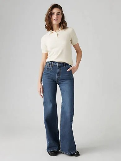 Винтажные женские джинсы с колокольчиком Levi's, цвет Moment Of The Month - Dark Wash
Винтажные женские джинсы с колокольчиком Levi's, цвет Moment Of The Month - Dark Wash