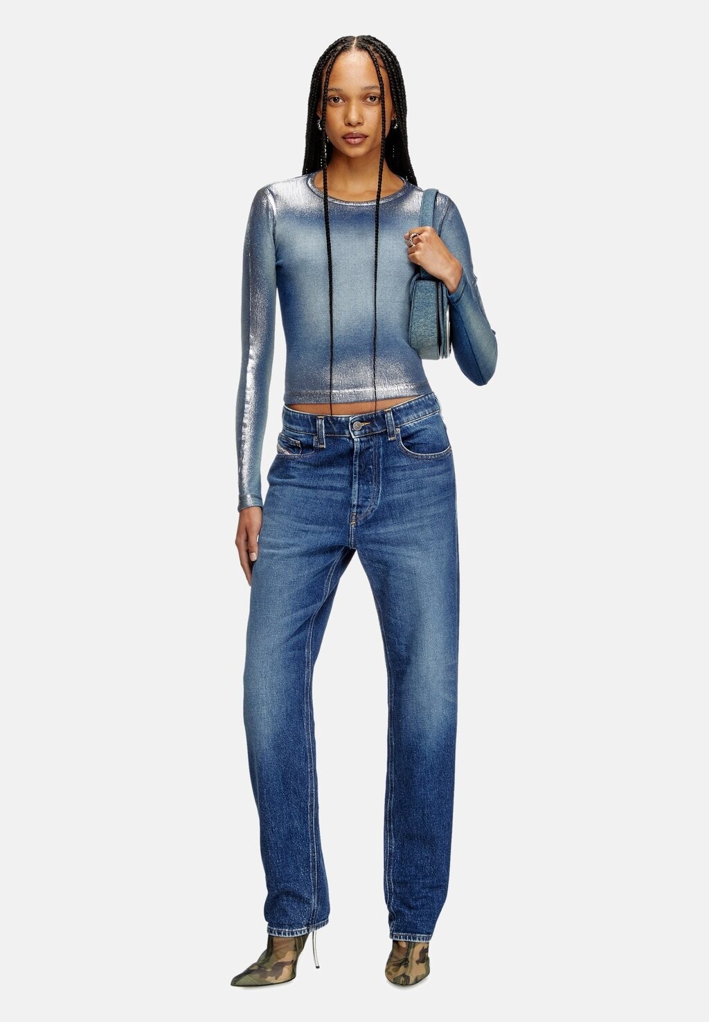 Джинсы прямого кроя ARK Diesel, синий деним 
Джинсы прямого кроя ARK Diesel, синий деним