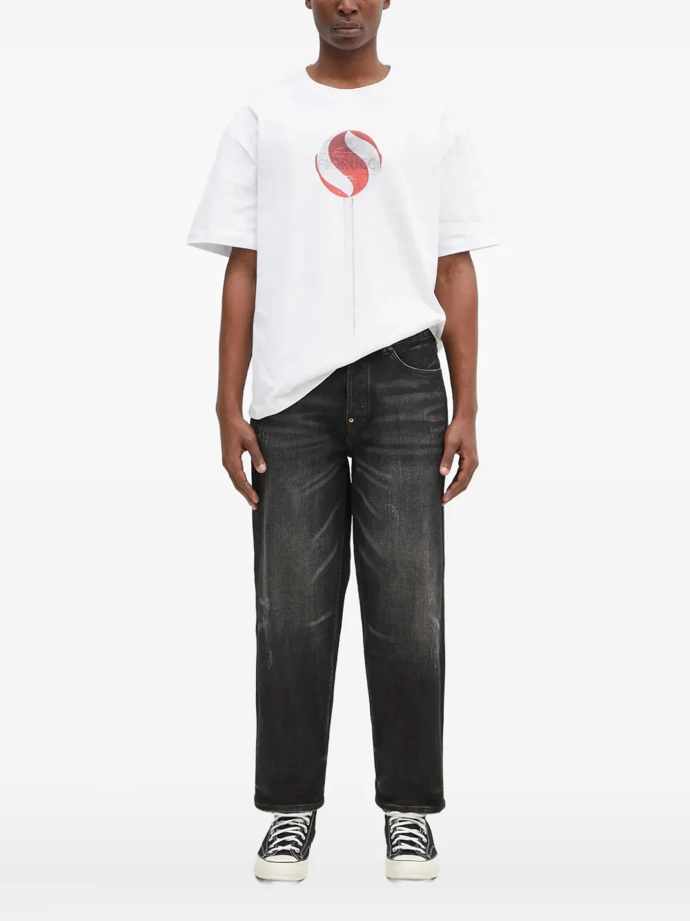 Футболка с принтом леденцов Fiorucci, белый
Футболка с принтом леденцов Fiorucci, белый