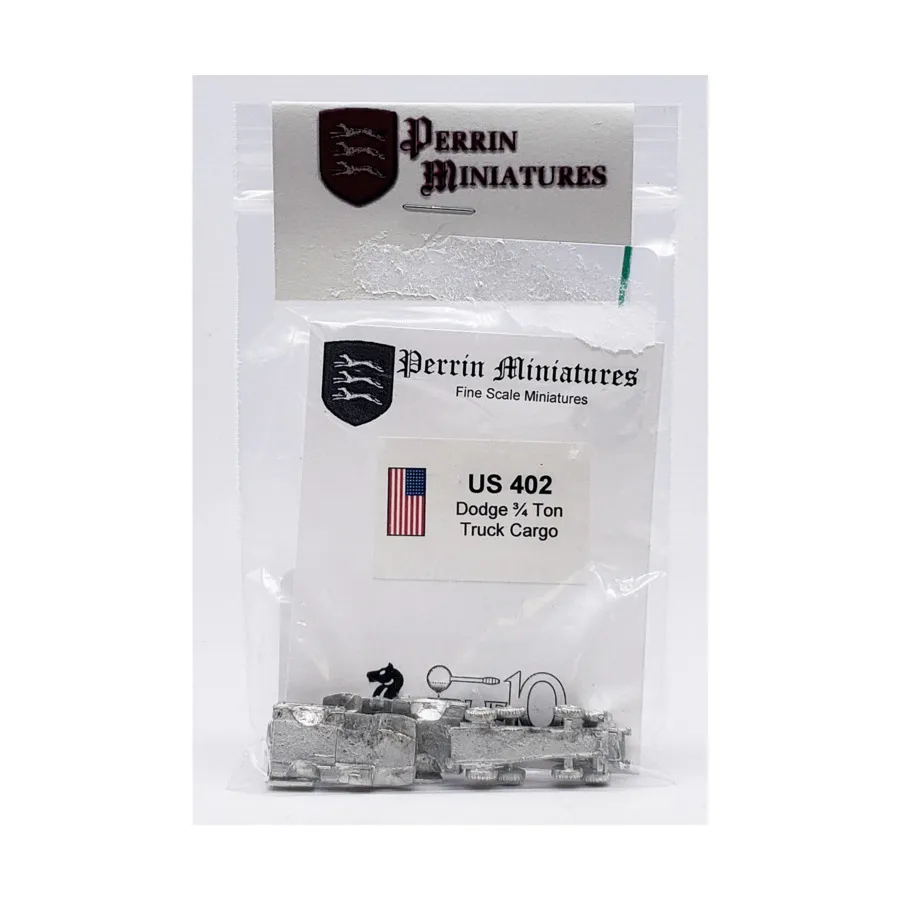 Грузовой автомобиль Dodge 3/4 тонны, WWII Miniatures - USA (10mm) (Perrin Miniatures)
Грузовой автомобиль Dodge 3/4 тонны, WWII Miniatures - USA (10mm) (Perrin Miniatures)