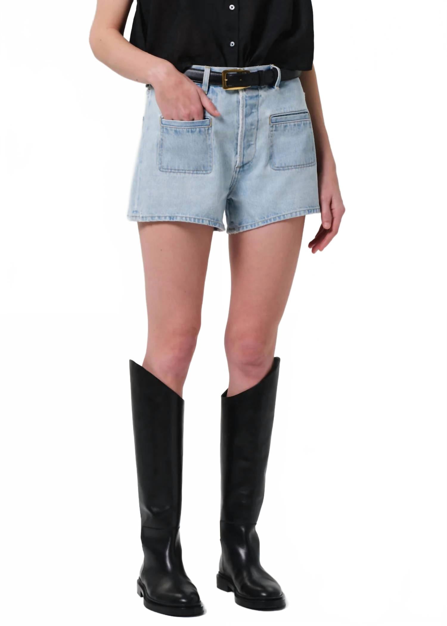 Марлоу шорты с накладным карманом в небесном оттенке Citizens of Humanity, Skyscape
Марлоу шорты с накладным карманом в небесном оттенке Citizens of Humanity, Skyscape