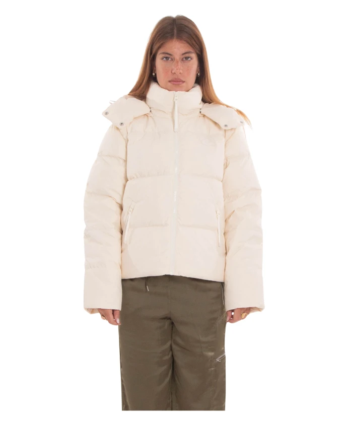 Пуховая куртка свободного кроя с капюшоном Lacoste, белый
Пуховая куртка свободного кроя с капюшоном Lacoste, белый