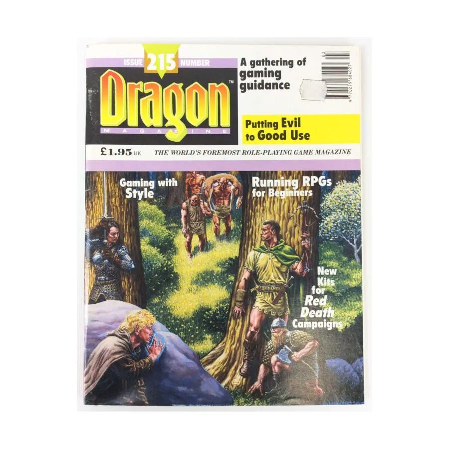 Журнал #215 "Gaming With Style, Running RPGs For Beginners, New Kits for Red Death Campaigns", Dragon Magazine (UK Edition) #201 - #250
Журнал #215 "Gaming With Style, Running RPGs For Beginners, New Kits for Red Death Campaigns", Dragon Magazine (UK Edition) #201 - #250