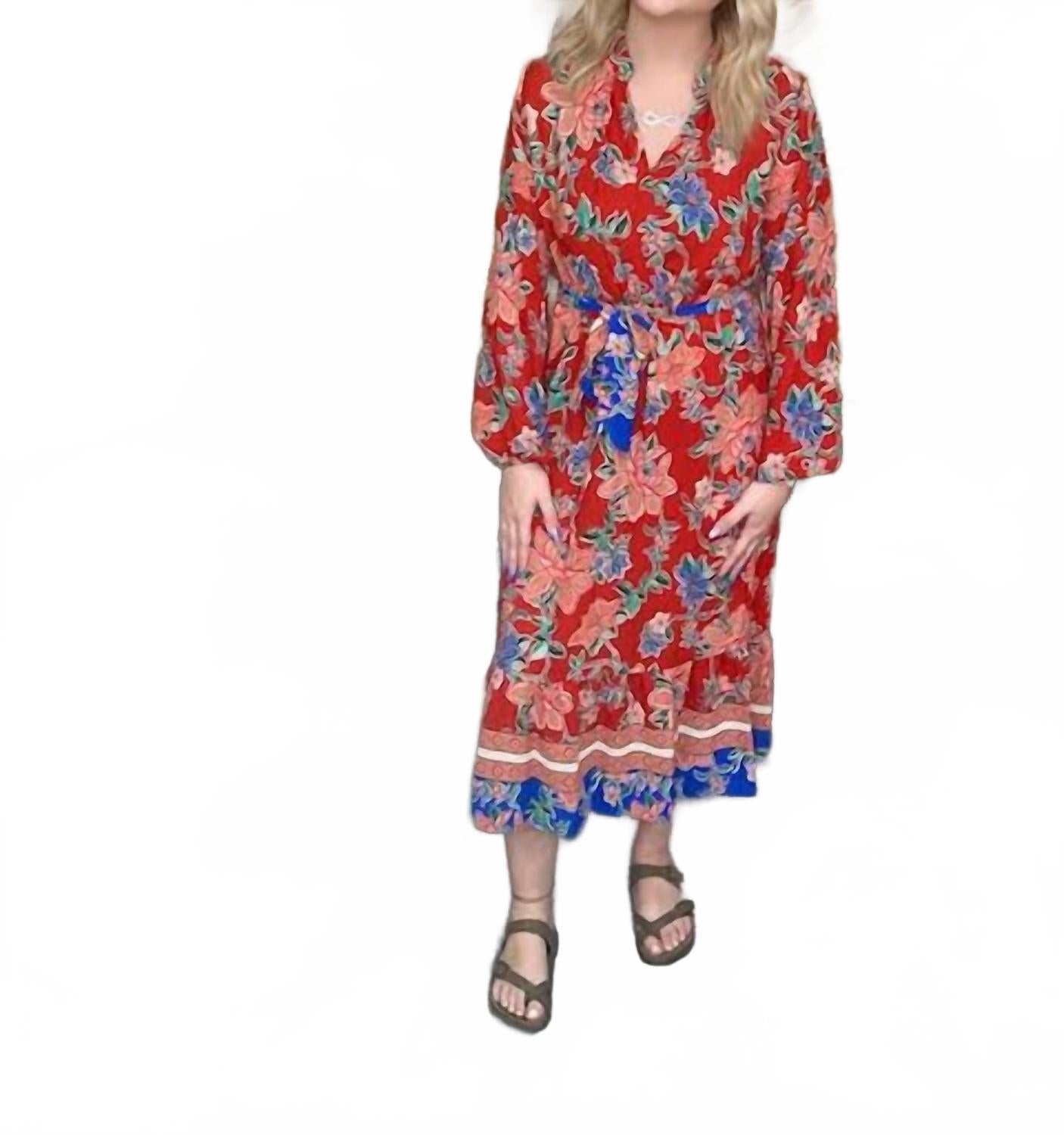 Многоцветное платье макси с цветочным принтом Pine Apparel, мультиколор
Многоцветное платье макси с цветочным принтом Pine Apparel, мультиколор