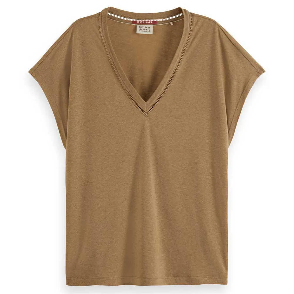 Футболка Scotch & Soda Ladder Detail Loose Fit, коричневый
Футболка Scotch & Soda Ladder Detail Loose Fit, коричневый