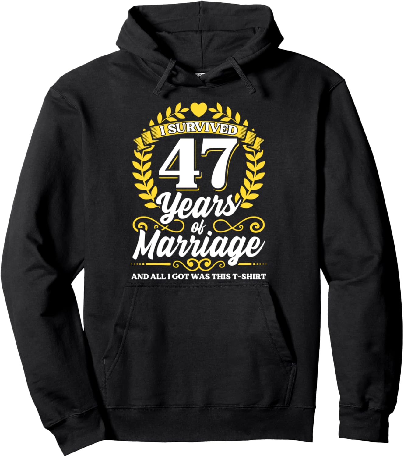 Худи в честь 47-й годовщины свадьбы 47Th Wedding Anniversary Design, черный
Худи в честь 47-й годовщины свадьбы 47Th Wedding Anniversary Design, черный