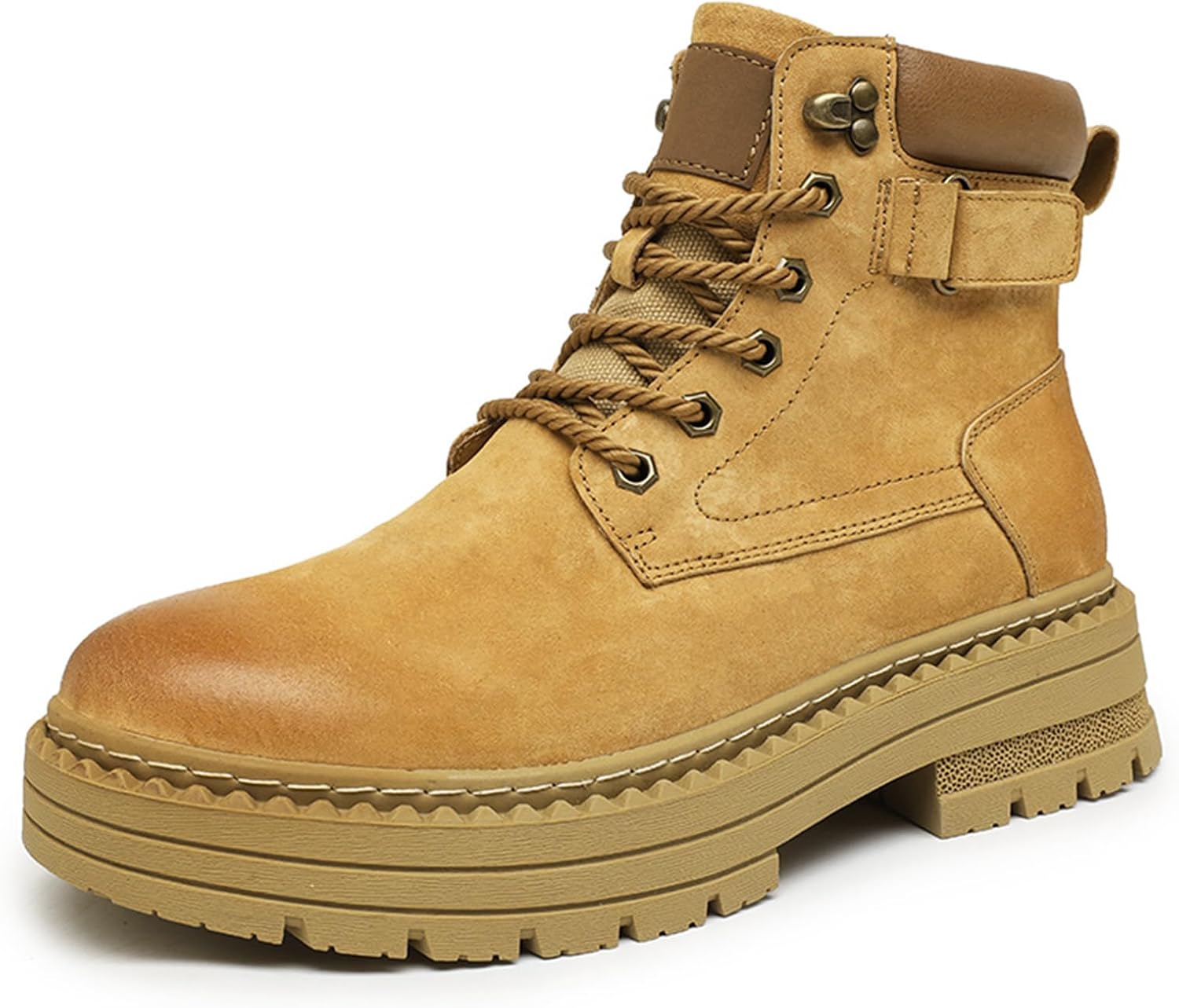 Зимне-осенние мужские высокие ботинки из натуральной кожи с запрокинутым носком для мужчин, наружные нескользящие прогулочные ботинки Generic, коричневый
Зимне-осенние мужские высокие ботинки из натуральной кожи с запрокинутым носком для мужчин, наружные нескользящие прогулочные ботинки Generic, коричневый