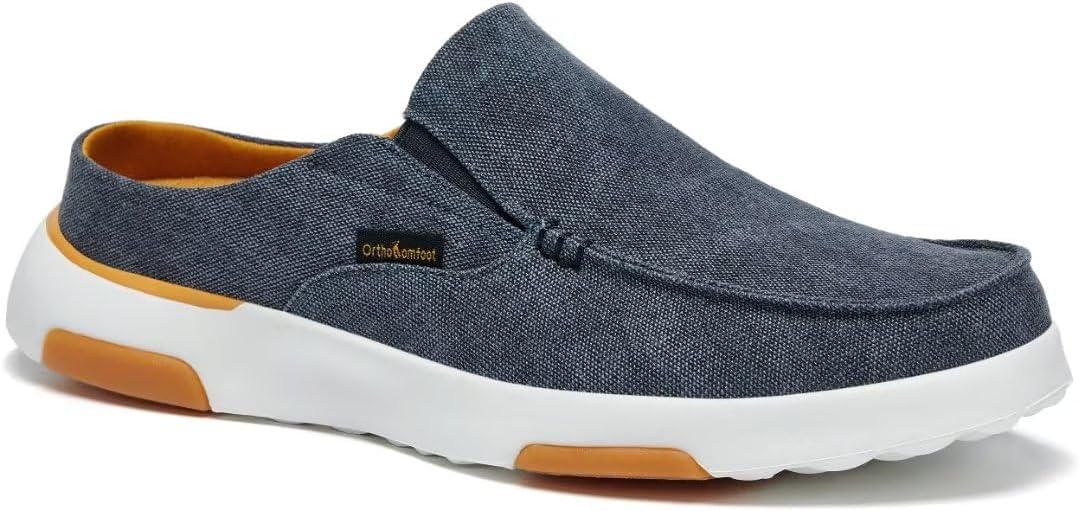 Мужские ортопедические слипоны OrthoComfoot с поддержкой свода стопы: повседневные тапочки при плантарном фасциите для плоскостопия, удобная ортопедическая обувь для облегчения болей в стопе и пятке, W1-denim
Мужские ортопедические слипоны OrthoComfoot с поддержкой свода стопы: повседневные тапочки при плантарном фасциите для плоскостопия, удобная ортопедическая обувь для облегчения болей в стопе и пятке, W1-denim
