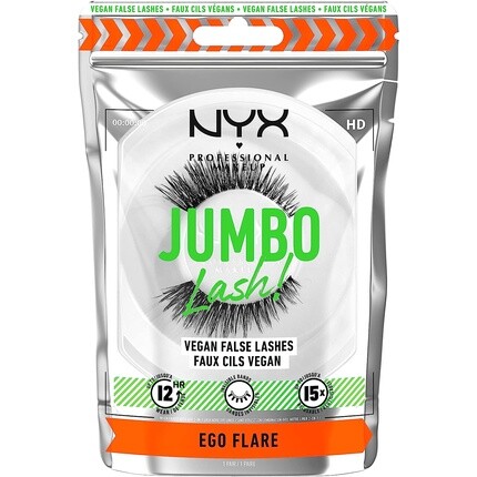 Накладные ресницы Jumbo Lash! Ego Flare 05 – Vegan – невидимые браслеты – долговечность в течение 12 часов., Nyx Professional Makeup
Накладные ресницы Jumbo Lash! Ego Flare 05 – Vegan – невидимые браслеты – долговечность в течение 12 часов., Nyx Professional Makeup