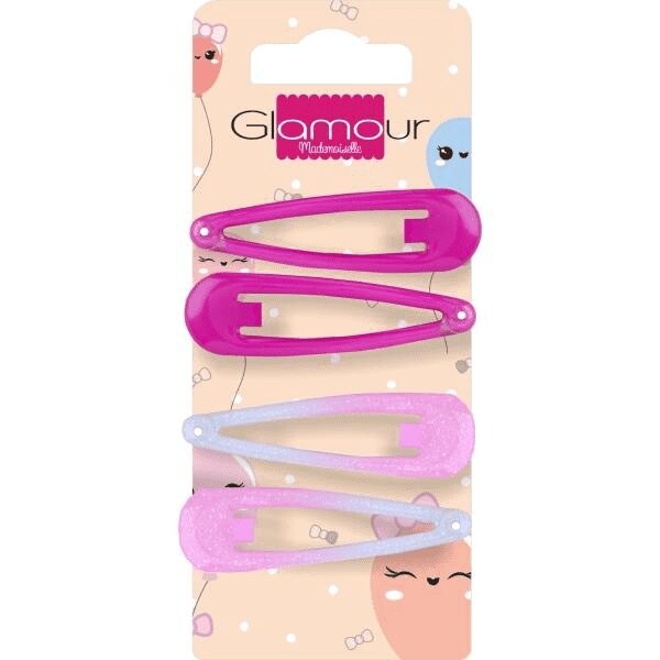Inter-Vion, Заколки для волос розового цвета, 4 шт
Inter-Vion, Заколки для волос розового цвета, 4 шт