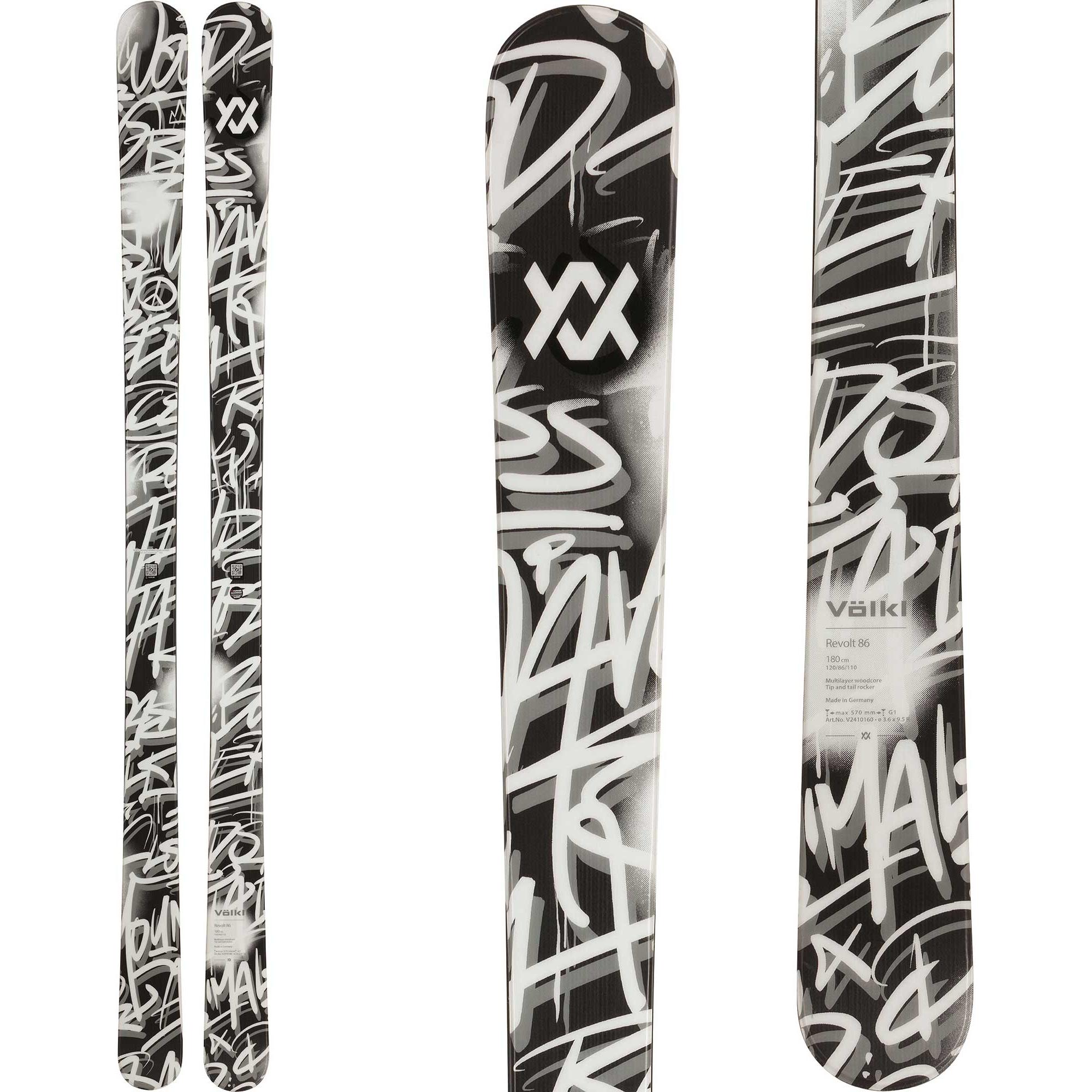 Мужские лыжи Revolt 86 '25 Volkl, Black/White
Мужские лыжи Revolt 86 '25 Volkl, Black/White