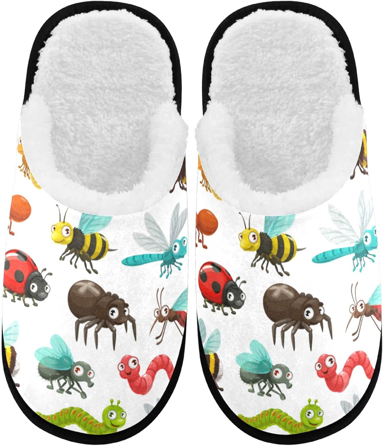 Тапочки visesunny для женщин и мужчин, зимние теплые домашние тапочки из хлопка с эффектом памяти, мягкие плюшевые флисовые домашние тапочки без шнурков для девочек, обувь для дома и улицы, Butterfly Dragonfly
Тапочки visesunny для женщин и мужчин, зимние теплые домашние тапочки из хлопка с эффектом памяти, мягкие плюшевые флисовые домашние тапочки без шнурков для девочек, обувь для дома и улицы, Butterfly Dragonfly