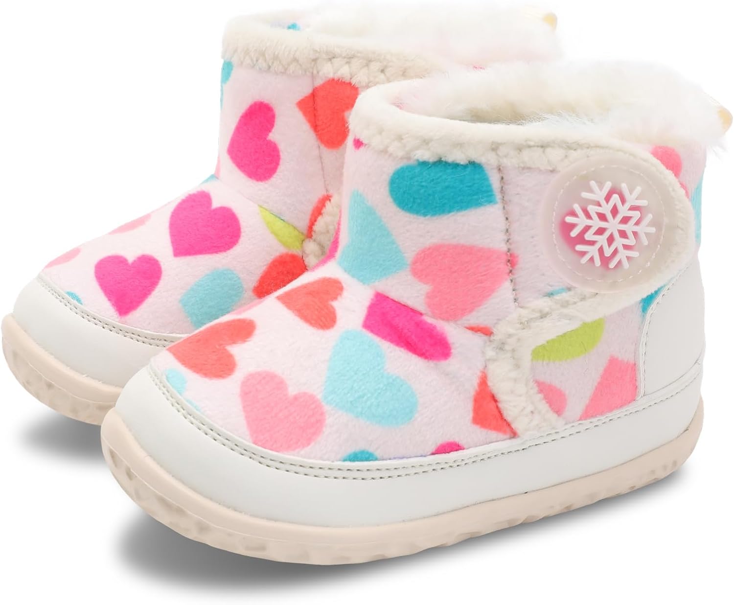 L-RUN Детские ботиночки для малышей, мальчиков и девочек, высокие ботинки для маленьких детей, зимняя обувь для дома и улицы, теплые ботинки, Beige Heart
L-RUN Детские ботиночки для малышей, мальчиков и девочек, высокие ботинки для маленьких детей, зимняя обувь для дома и улицы, теплые ботинки, Beige Heart