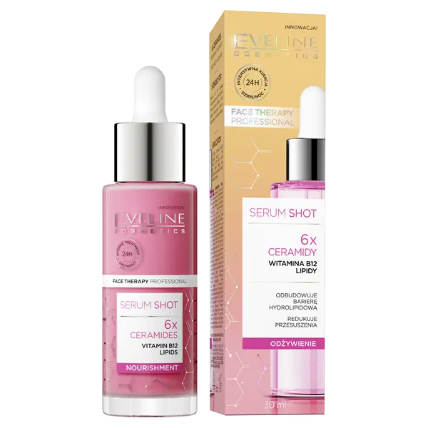 Уход за лицом с 6 керамидами, 30 мл Eveline Cosmetics Shot
Уход за лицом с 6 керамидами, 30 мл Eveline Cosmetics Shot