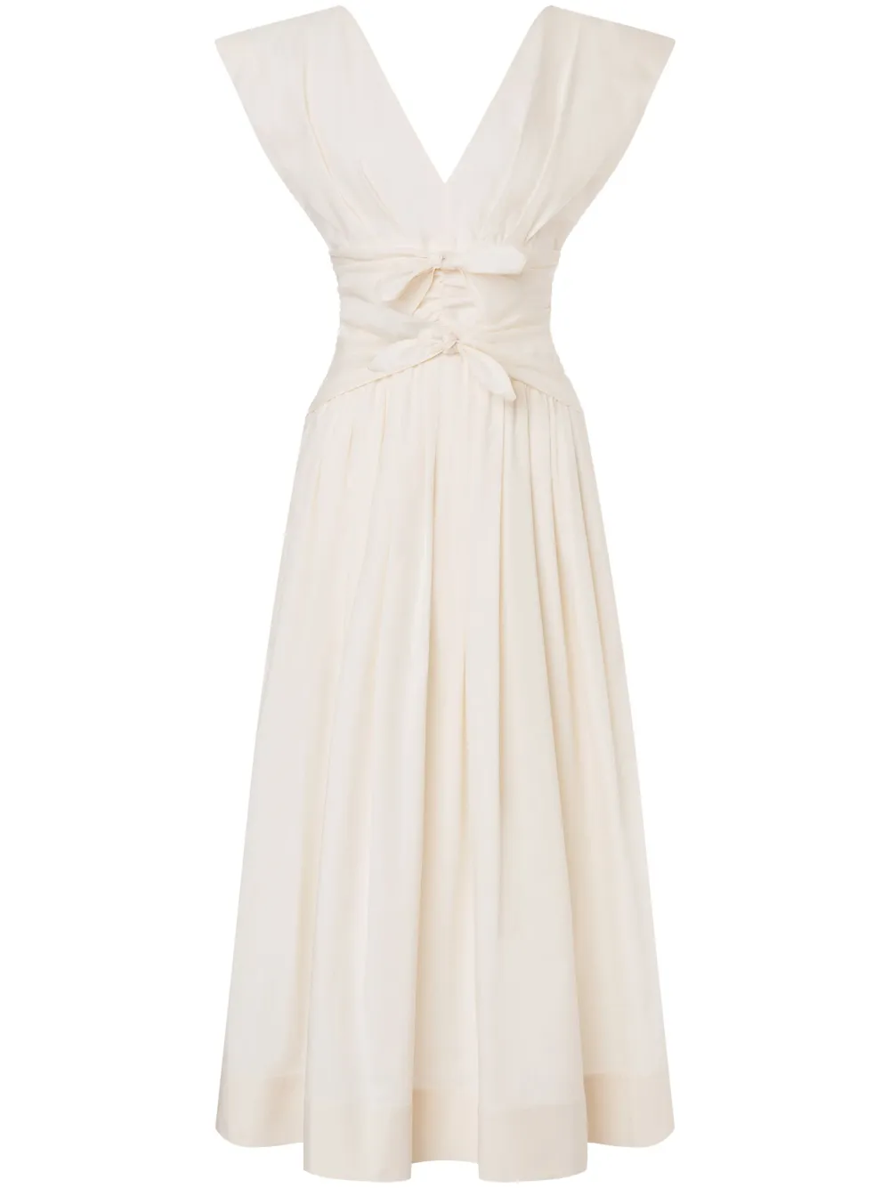 Платье миди с V-образным вырезом Philosophy Di Lorenzo Serafini, белый
Платье миди с V-образным вырезом Philosophy Di Lorenzo Serafini, белый