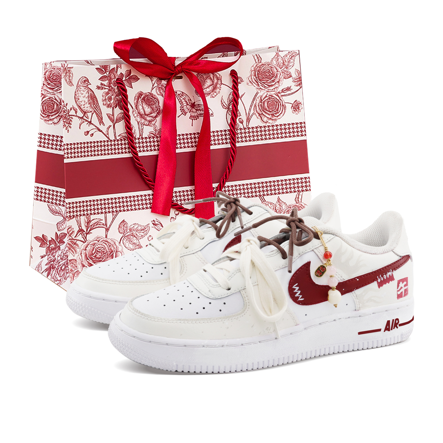Air Force 1 Horse New Year Limited, амортизирующая сумка для покупок, износостойкие низкие кроссовки для скейтбординга Unisex Nike, экрю
Air Force 1 Horse New Year Limited, амортизирующая сумка для покупок, износостойкие низкие кроссовки для скейтбординга Unisex Nike, экрю