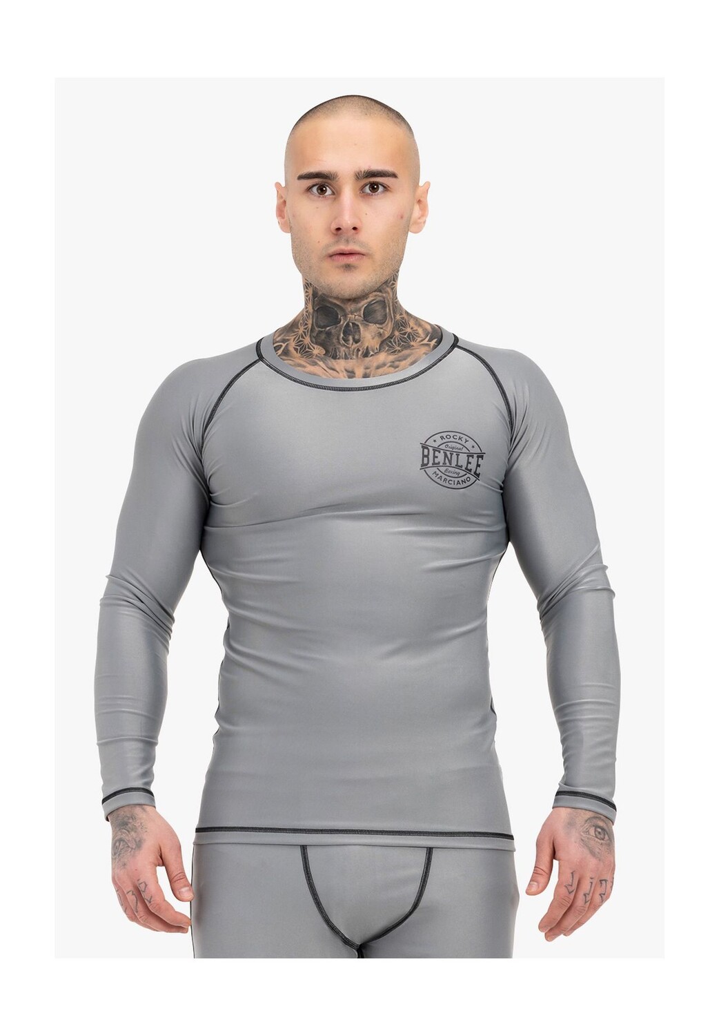 Мужская функциональная рубашка приталенного кроя с длинными рукавами MOSSBURN BENLEE, серо-черный 
Мужская функциональная рубашка приталенного кроя с длинными рукавами MOSSBURN BENLEE, серо-черный