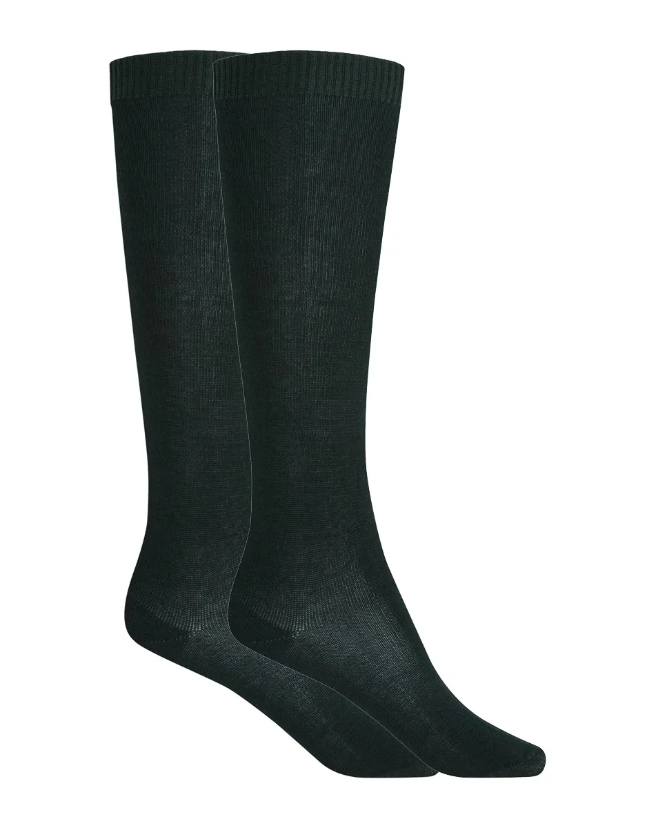 В упаковке 2 пары однотонных хлопковых носков Punto Blanco, темно-зеленый
В упаковке 2 пары однотонных хлопковых носков Punto Blanco, темно-зеленый