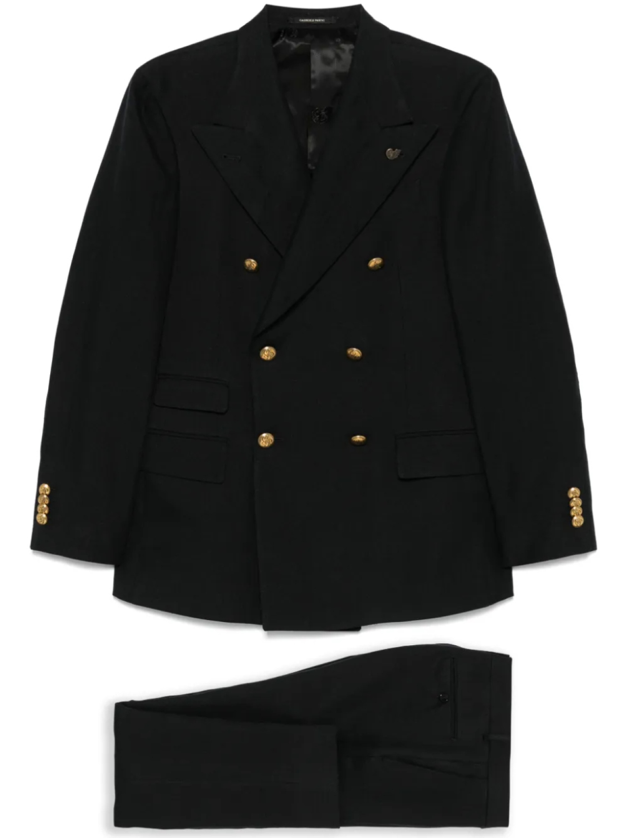 Льняной костюм Gabriele Pasini, черный
Льняной костюм Gabriele Pasini, черный