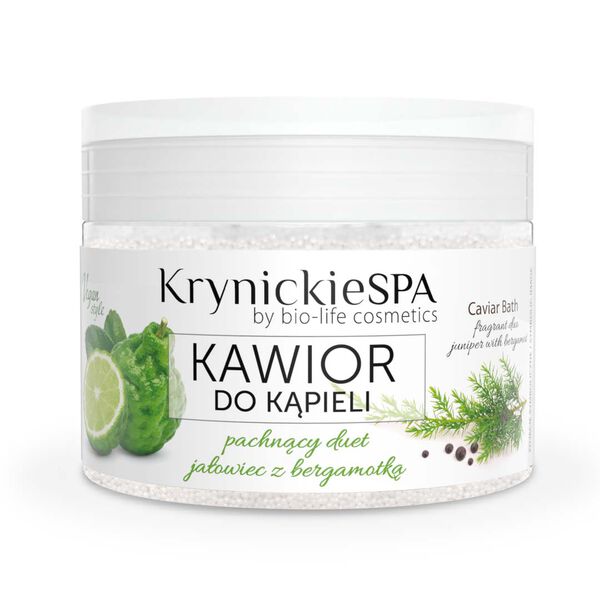 Икорно-можжевеловая ванна с бергамотом, 250 г Krynickie Spa 
Икорно-можжевеловая ванна с бергамотом, 250 г Krynickie Spa