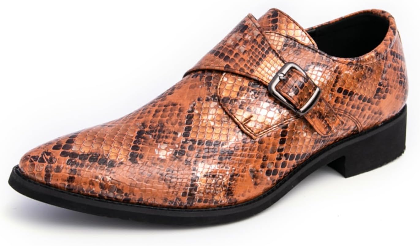 Мужские лоферы с массивным каблуком и монковой застежкой, модные классические туфли с заостренным носком, на низком ходу, для бизнеса и формального стиля Kpdwfms, коричневый
Мужские лоферы с массивным каблуком и монковой застежкой, модные классические туфли с заостренным носком, на низком ходу, для бизнеса и формального стиля Kpdwfms, коричневый