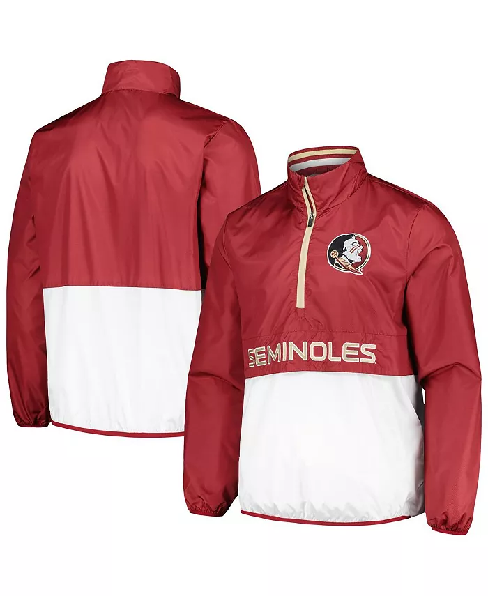 Толстовка Men's Garnet Florida State Seminoles Cornerman Half-Zip Top G-III Sports by Carl Banks
Толстовка Men's Garnet Florida State Seminoles Cornerman Half-Zip Top G-III Sports by Carl Banks