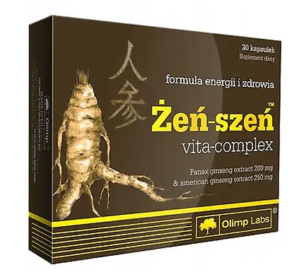 Женьшень Vita Complex 30 капсул Olimp
Женьшень Vita Complex 30 капсул Olimp