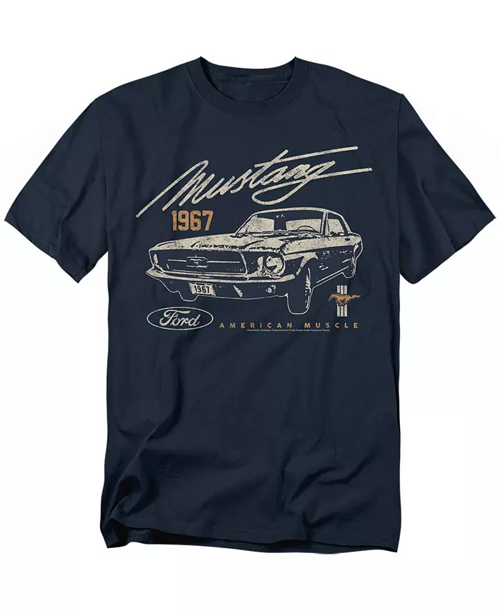 Большая и высокая американская мышца темная футболка Mustang, синий
Большая и высокая американская мышца темная футболка Mustang, синий